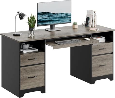 Computer Desk with File Drawer 的图像结果