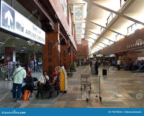 Interior of Tribhuvan International Airport at Kathmandu, Nepal ...