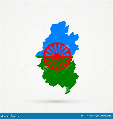 Shors Ethnic Territory Mountainous Shoria, Russia Map in Romani People ...