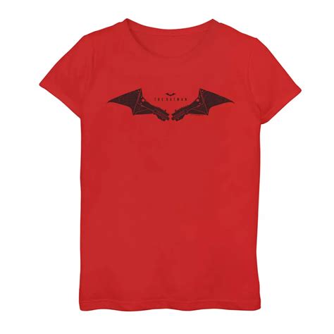 Girls 7-16 DC Comics The Batman Bat Symbol Logo Graphic Tee