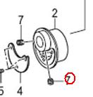 S23651001 Set Screw M6*6 Brother Bas-311G, Bas-326G Electronic Pattern ...