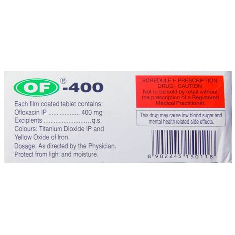 OF 400MG TABLET Price, Uses, Side Effects, Composition - Apollo Pharmacy