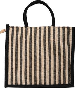 Buy ENSAC Men & Women Beige Tote BLACK BEIGE Online @ Best Price in ...