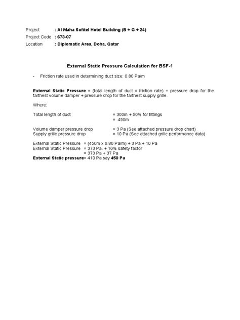 Static Pressure Calculation 的图像结果