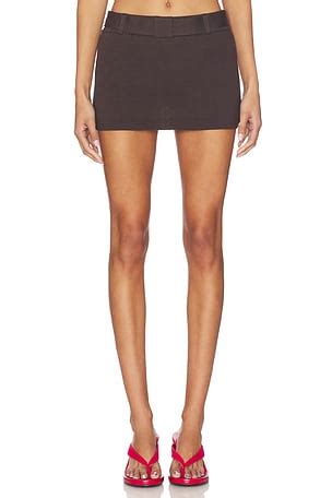 REVOLVE Chocolate Brown Skirt