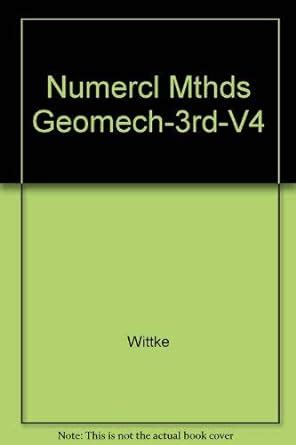 Buy Numerical Meth Geomech 3 V4 Book Online at Low Prices in India ...