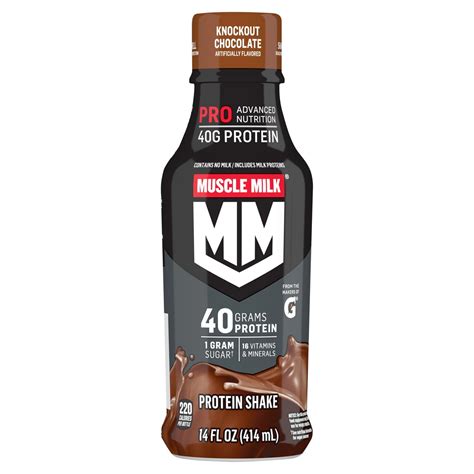 Gatorade Muscle Milk Pro Advanced Nutrition Knockout Chocolate Protein ...