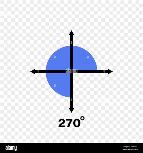 270 degree turn Stock Vector Images - Alamy