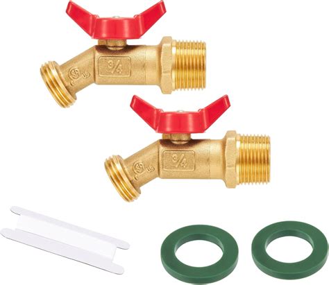 Amazon.com : Outdoor Garden Hose Faucet Ball Valve Hose Bibb Shut Off ...