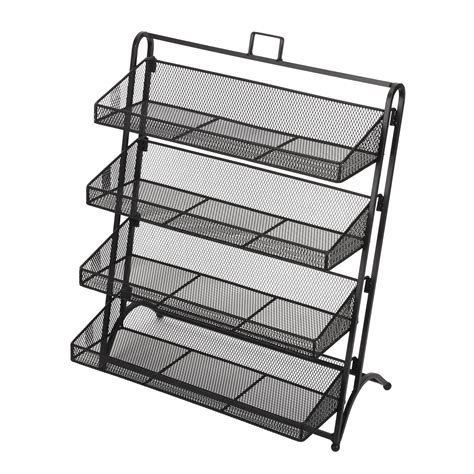 4 Tiers Retail Counter Display Rack Metal Wire Snack | Ubuy India