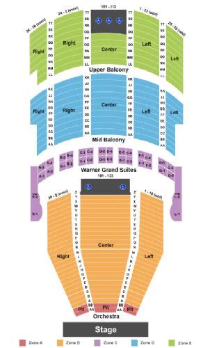 Warner Theatre Tickets and Warner Theatre Seating Chart - Buy Warner ...