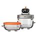 EDT Luma ZERO COATING PureGlass™ Air Fryer Oven | 2.5L + 4.5L Dual Bowl ...