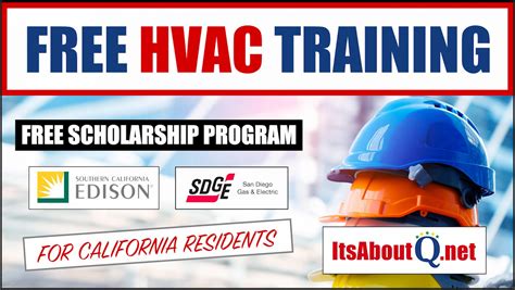 FREE HVAC Training For California Residents through ItsAboutQ!