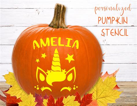 3 free printable unicorn pumpkin stencils for carving freebie finding ...