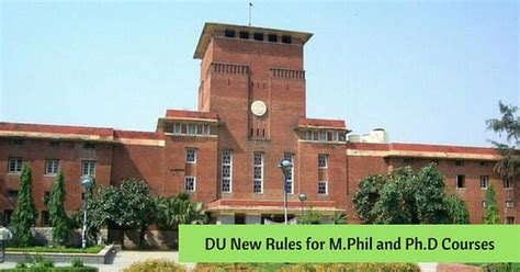 Delhi University M.Phil and Ph.D Admission Interviews to Begin Next ...