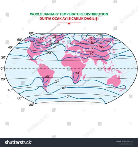 Isotherm World Map
