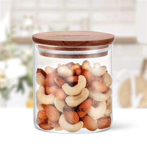 Buy Glass Storage Jars With Lid, Glass Containers @ Upto 27% Off