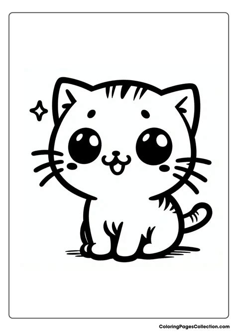 Cute Kitten Coloring Pages - Printable & Free