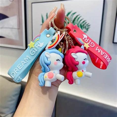 Buy Rainbow Unicorn Soft Silicone Keychain | Yummycake