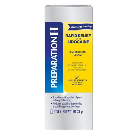 Buy PREPARATION H Rapid Relief with Lidocaine Hemorrhoid Symptom ...
