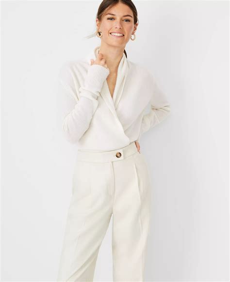 Cashmere Shawl Collar Wrap Sweater