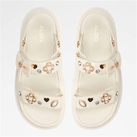 GEMIMAA White Women Sandals | Aldo Shoes