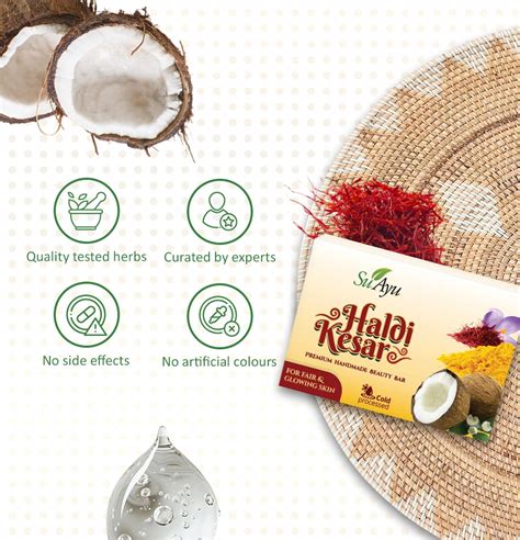 Haldi Kesar Soap (Pack of 3)