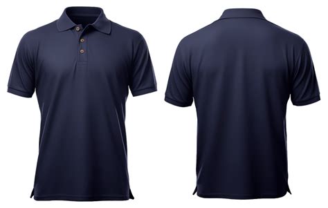 Blue Polo T Shirt Template