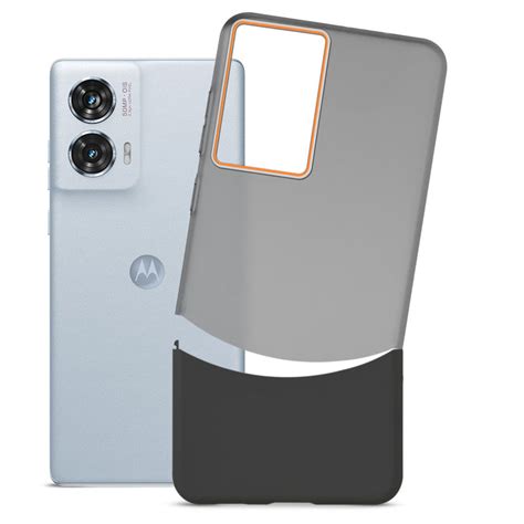 Frosted Case With 2-Cut Interlock For Motorola Moto G96 5G