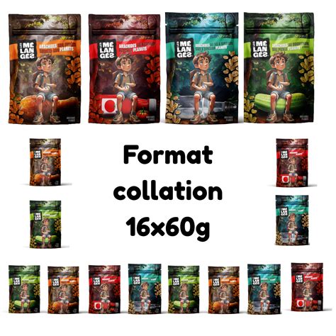 Arachides - Format Collation – 16 x 60 g – Les Mélangés