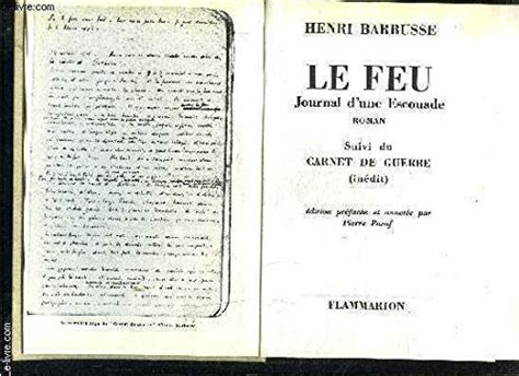 Amazon.in: Buy Feu suivi du carnet de guerre journal d'une escouade (le ...