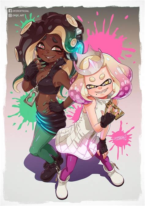 Pin by z on Art | Splatoon, Pearl and marina, Splatoon comics