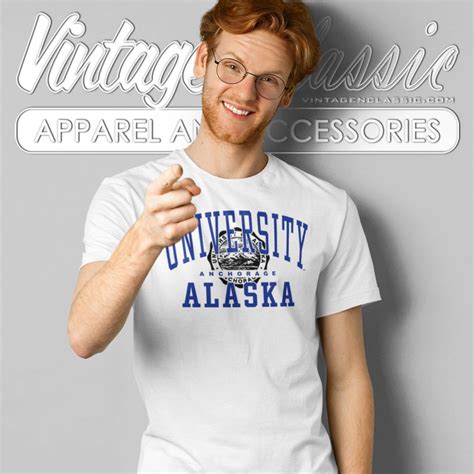 Vintage University Of Alaska Anchorage Shirt - Vintagenclassic Tee