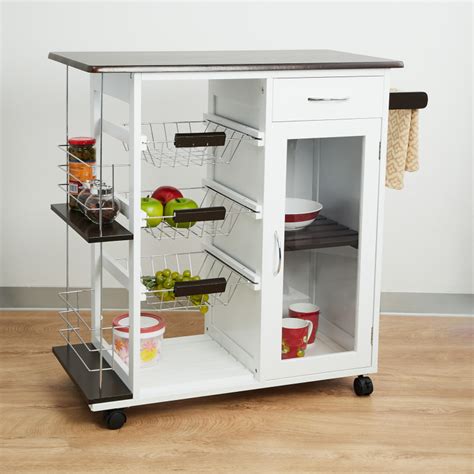 Buy Tranzit Wooden Kitchen Trolley from Home Centre at just INR 7499.0