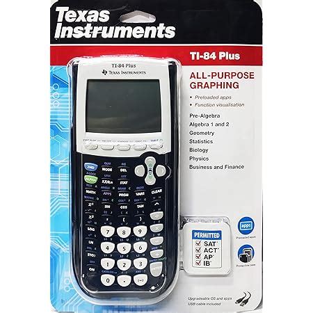 Texas Instruments TI-84 Plus CE Graphing Calculator, Black 7.5 Inch ...