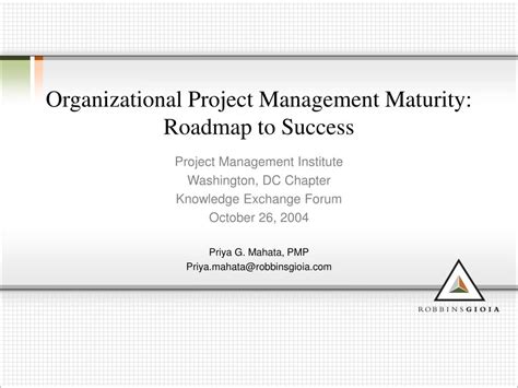 Image result for Project Management Maturity Road Map