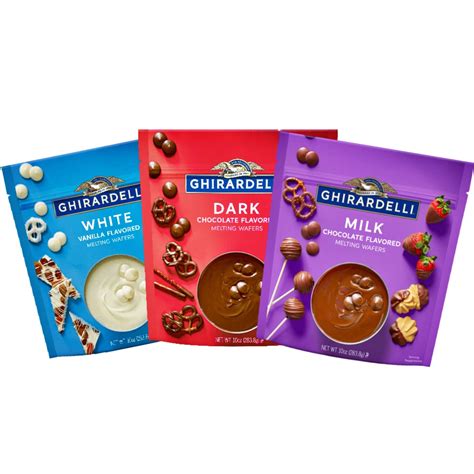 Ghirardelli Melting Chocolate Wafers Variety Pack - Halloween Baking ...