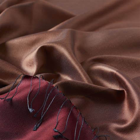 Burgundy Misty Lilac Reversible Silk Scarf | Ipekevi