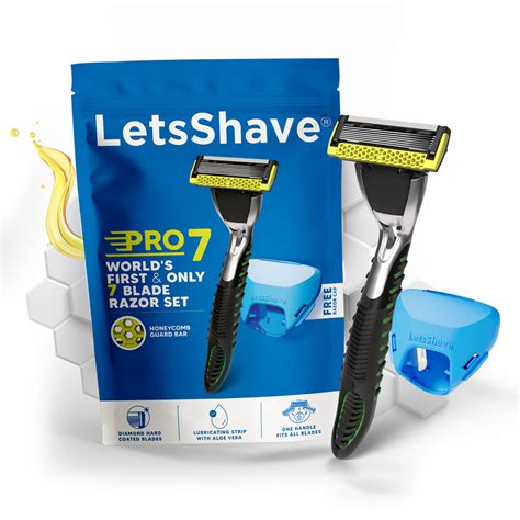 Pro 7 Max Razor Trial Set | World’s First 7-Blade Razor for Men – LetsShave