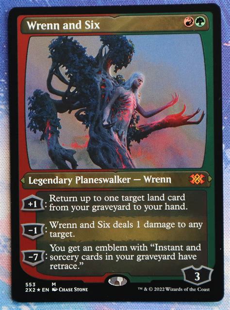 Wrenn and Six #553 2X2 etched foil – Usea Magic Proxy