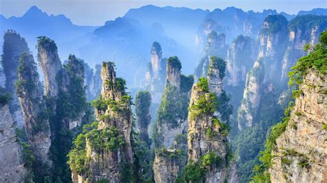 张家界国家森林公园，中国湖南省 - 必应（Bing）每日图片欣赏 笨翁网