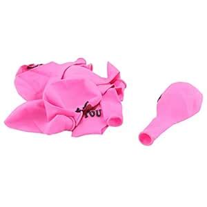 Pink,Letter : Generic Latex Letter Print Family Round Party Wedding ...