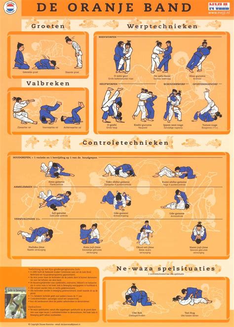 Examen eisen Oranje band   Judo, Band, Krav maga