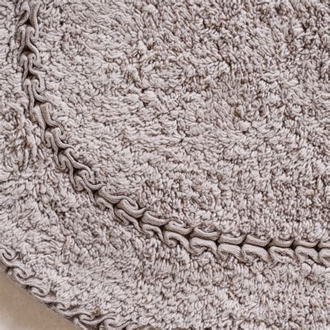 Set Of 2 Slubbed Cotton Anti Slip Bathroom Mat 24x16 Inch Online ...