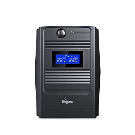 FINGERS FR-1250 LCD UPS Power Protection Front Side View