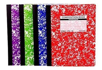 Mintra Office Composition Books - Sturdy Flexible Cover (4 Pack ...