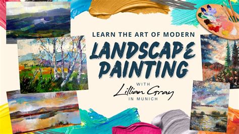 Learn how to paint modern landscape paintings with artist Lillian Gray ...