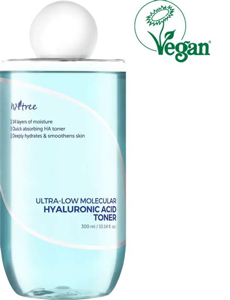 ISNTREE Ultra-Low Molecular Hyaluronic Acid Toner, Deep Hydration ...