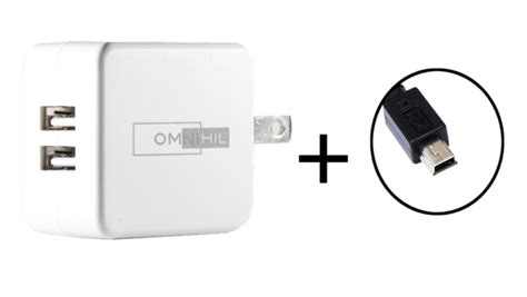 Buy OMNIHIL 2-Port USB Charger w/ USB Cable for Creative Labs USB Sound ...