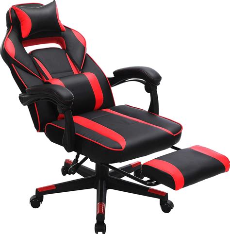 Buy SONGMICS Racing Gaming Chair, Adjustable Ergonomic Office Chair ...